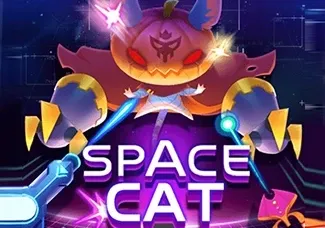 Space cat game icon